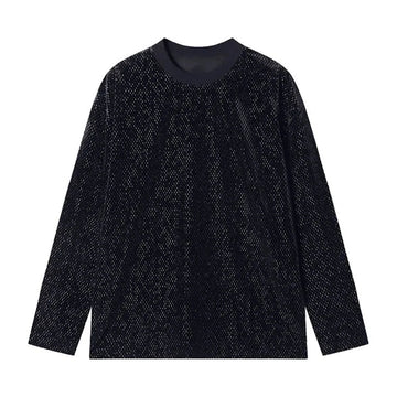 AIDASE  -  Mens Hoodie Slightly Transparent Sexy Sequin Pullover Hoodie Autumn Casual Hawaiian Streetwear Top Men's Clothing Unisex aidase-shop